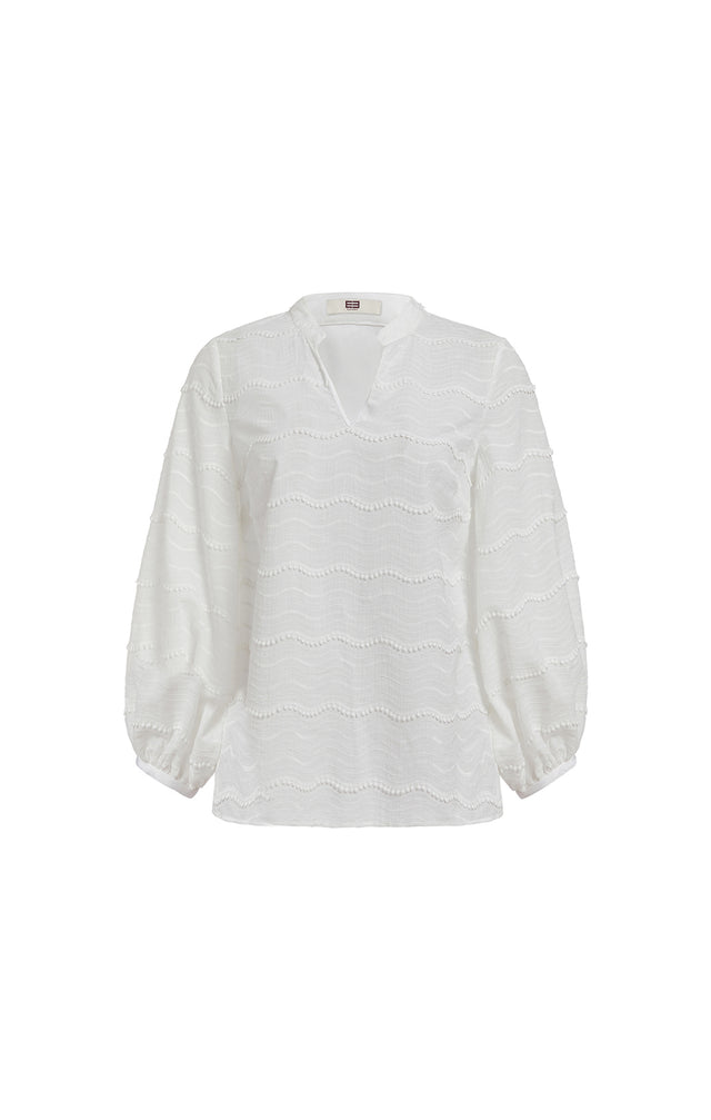 Mainsail - Embroidered Damask Blouse