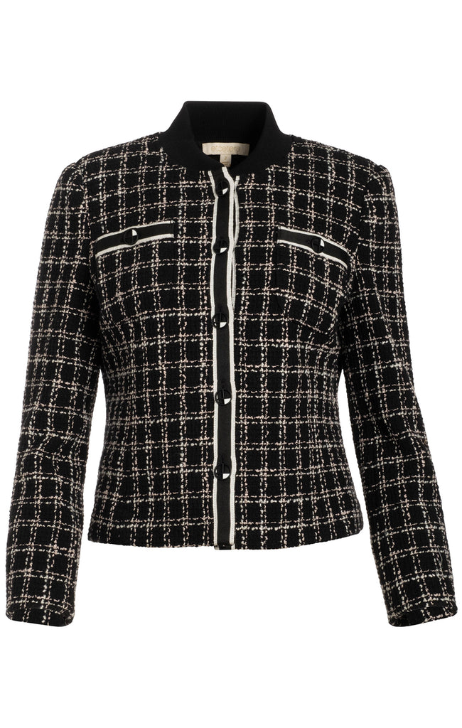 Buy Saint Lucia Italian Plaid Bouclé Tweed Jacket online