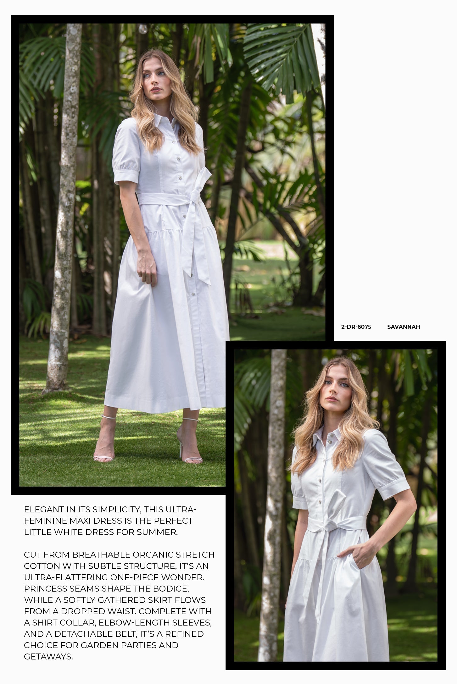 Summer's Little White Dress