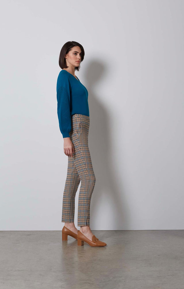 AXIOM-ITALIAN CHECK ANKLE PANTS-4-pt-2122-ON MODEL