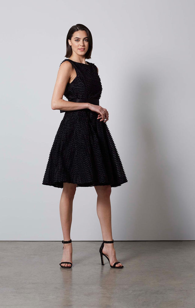 CELEBRITY-FIL COUPÉ JACQUARD DRESS-2-dr-1848-ON MODEL