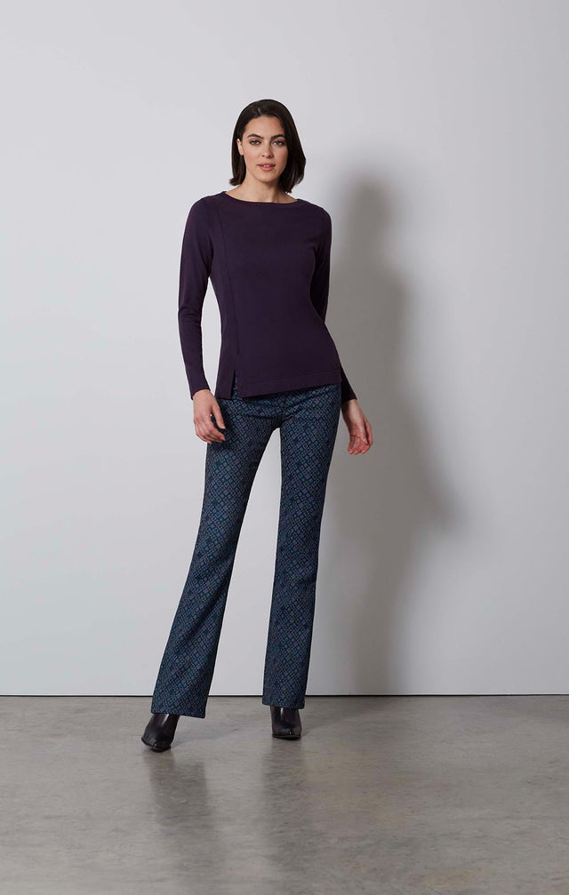 CONCORD-ASYMMETRICAL PULLOVER SWEATER-2-kn-1866-ON MODEL