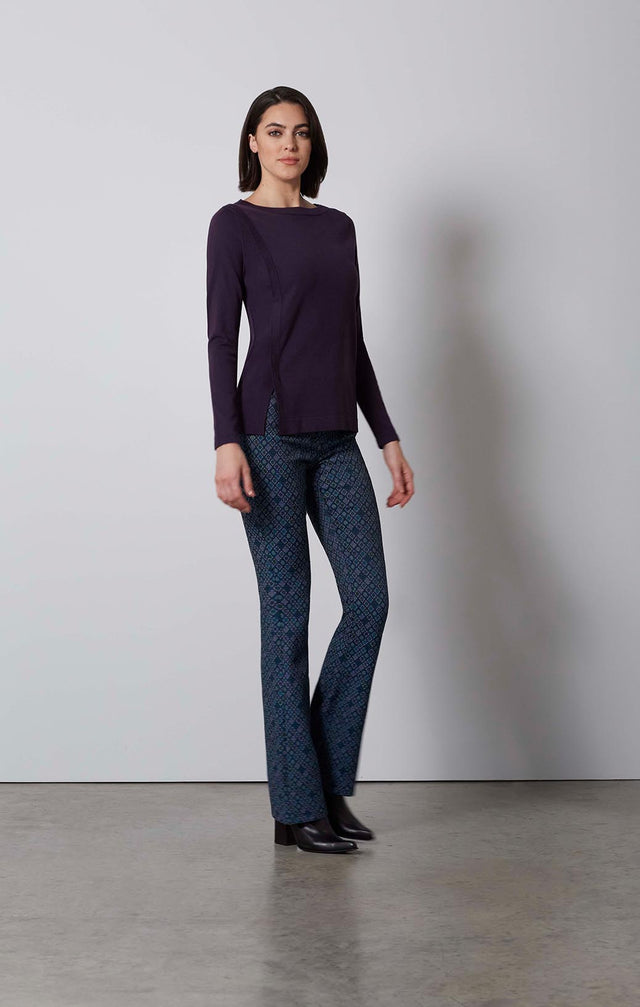 CONCORD-ASYMMETRICAL PULLOVER SWEATER-2-kn-1866-ON MODEL