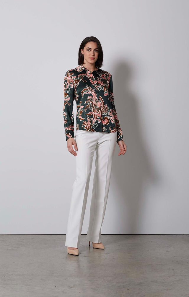 FASCINATION-STRETCH-SILK PAISLEY BLOUSE-2-tp-1831-ON MODEL