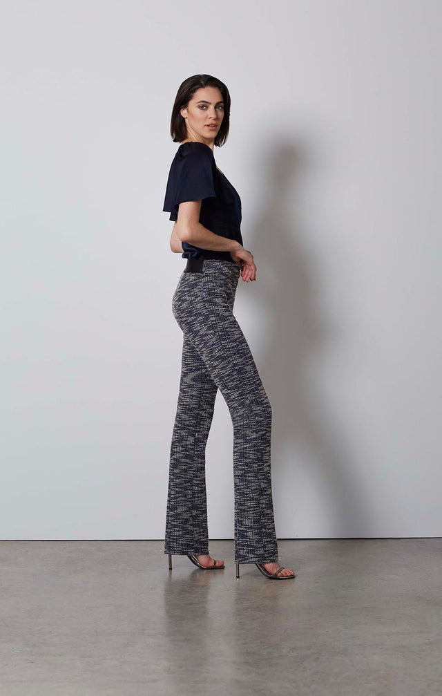 GRIDDED-TWEED PULL-ON PANTS-4-PT-2396-ON MODEL