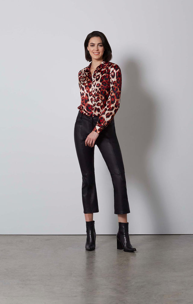 LAUREATE-LEATHER BOOTCUT PANTS-2-pt-1854-ON MODEL