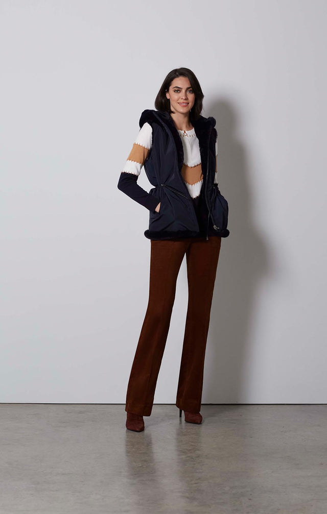 OTTER-REVERSIBLE FAUX-FUR VEST-4-ow-2102-ON MODEL
