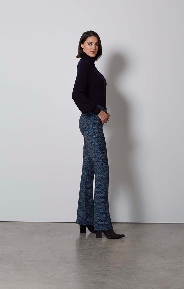 QUATREFOIL-ITALIAN JACQUARD JEANS-4-pt-2117-ON MODEL