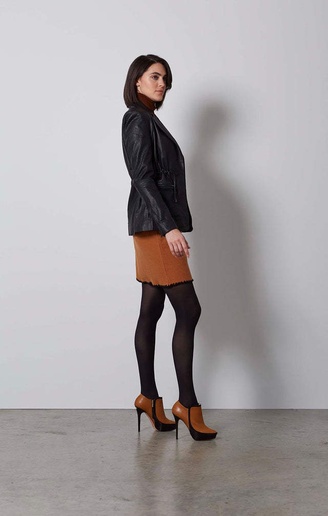 TEMPTATION-BLACK LEATHER JACKET-2-jk-2161-ON MODEL