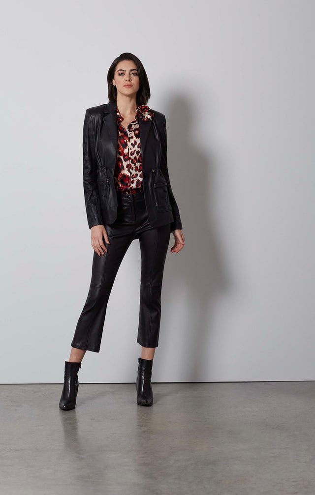 TEMPTATION-BLACK LEATHER JACKET-2-jk-2161-ON MODEL
