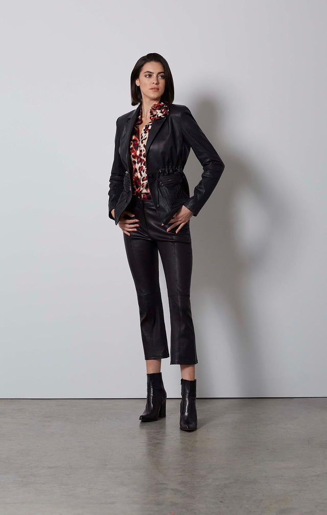TEMPTATION-BLACK LEATHER JACKET-2-jk-2161-ON MODEL