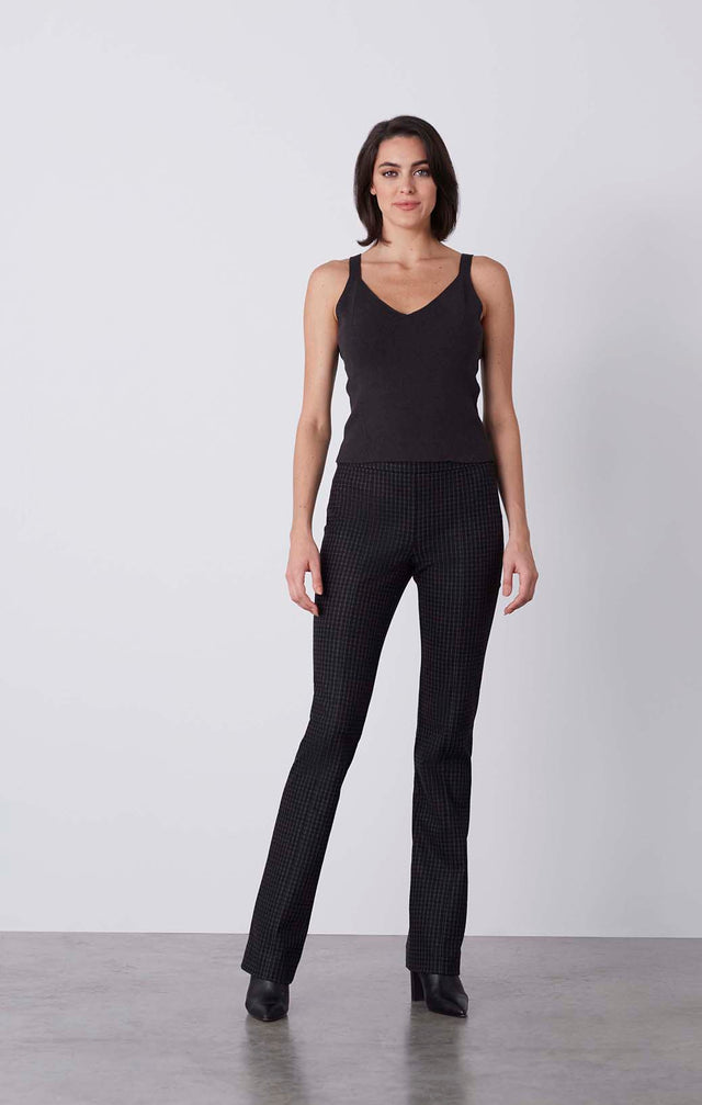 Converge-Gry - Cashmere-Softened Cami Sweater - On Model