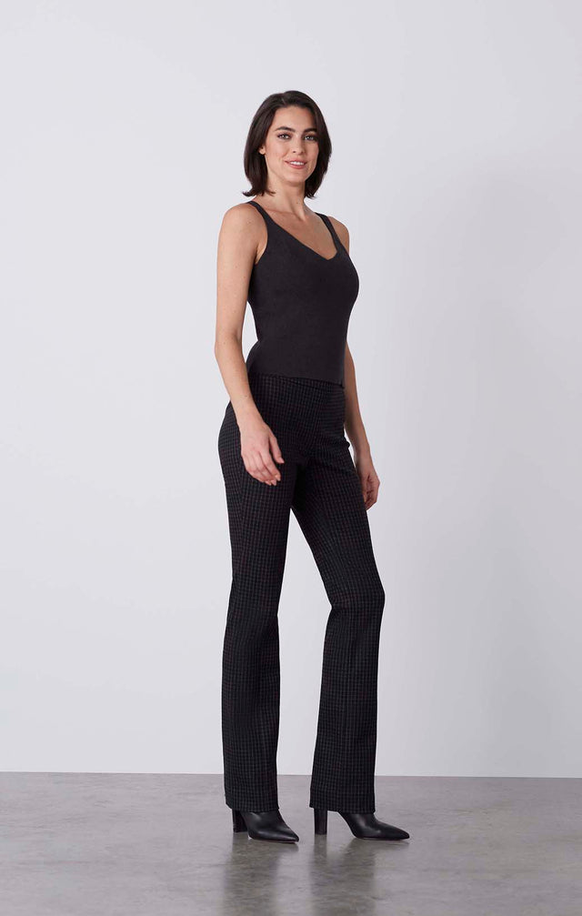 Converge-Gry - Cashmere-Softened Cami Sweater - On Model
