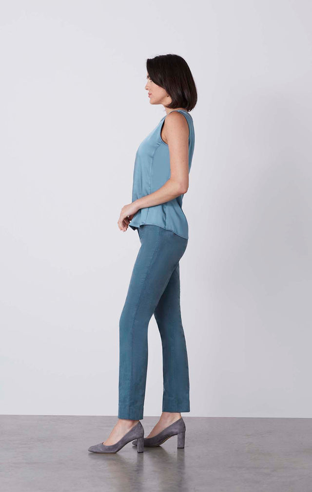 Rime - Crêpe-Back Satin Blouse - On Model