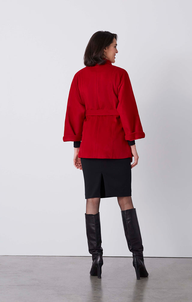 Ambrosia - Wool-Blend Jacket & Belt - On Model