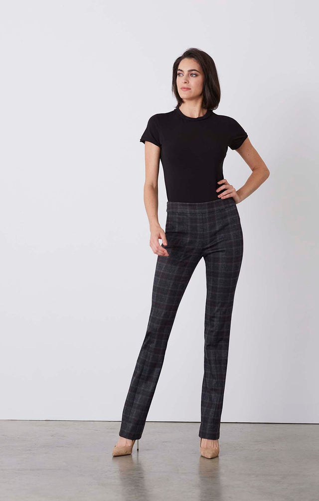 Polarity - Stretch Plaid Pants - On Model