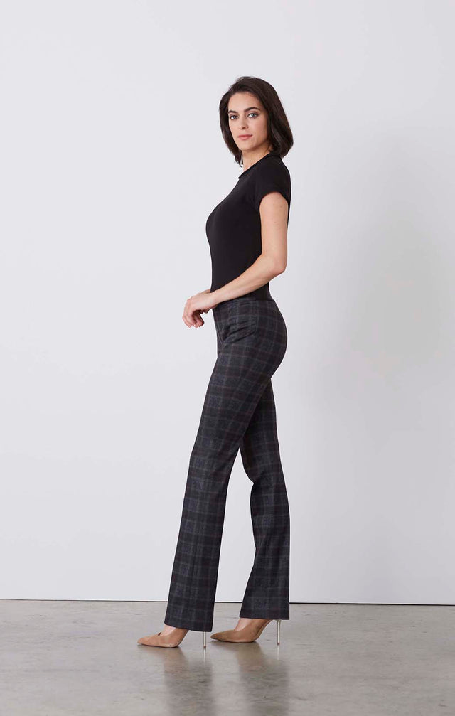 Polarity - Stretch Plaid Pants - On Model