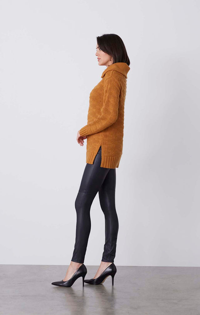Lillehammer - Mixed Stitch Zip Sweater - Product Image