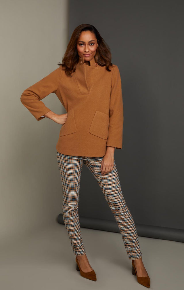 AXIOM-ITALIAN CHECK ANKLE PANTS-4-pt-2122-ON MODEL