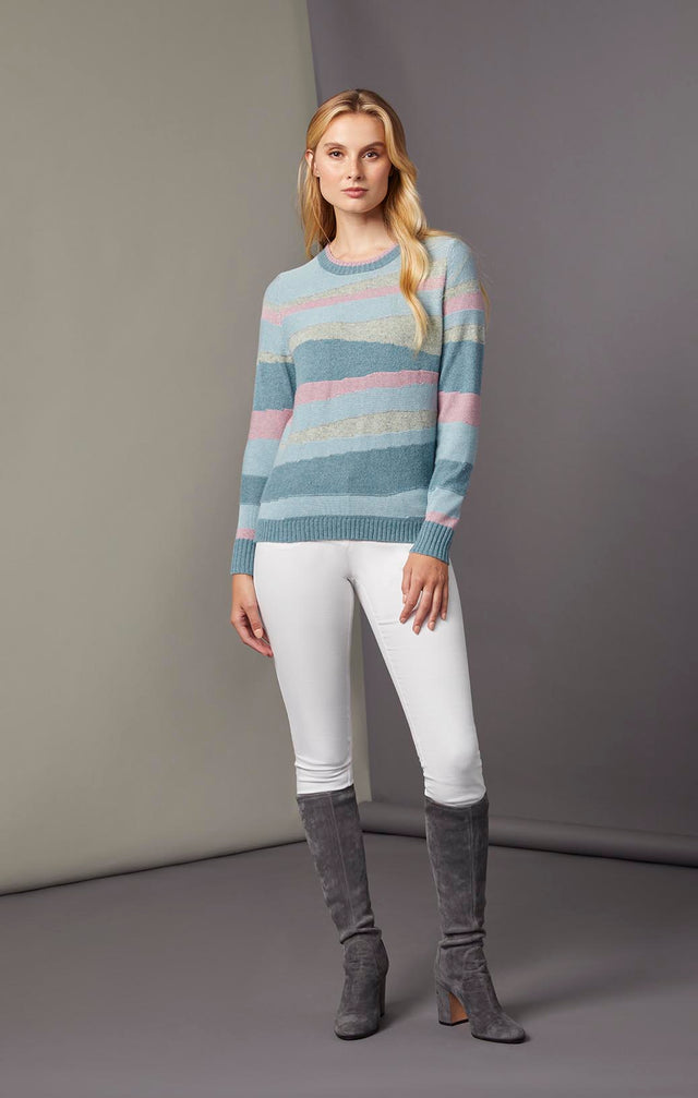 Strata - Jersey Intarsia Sweater - Product Image