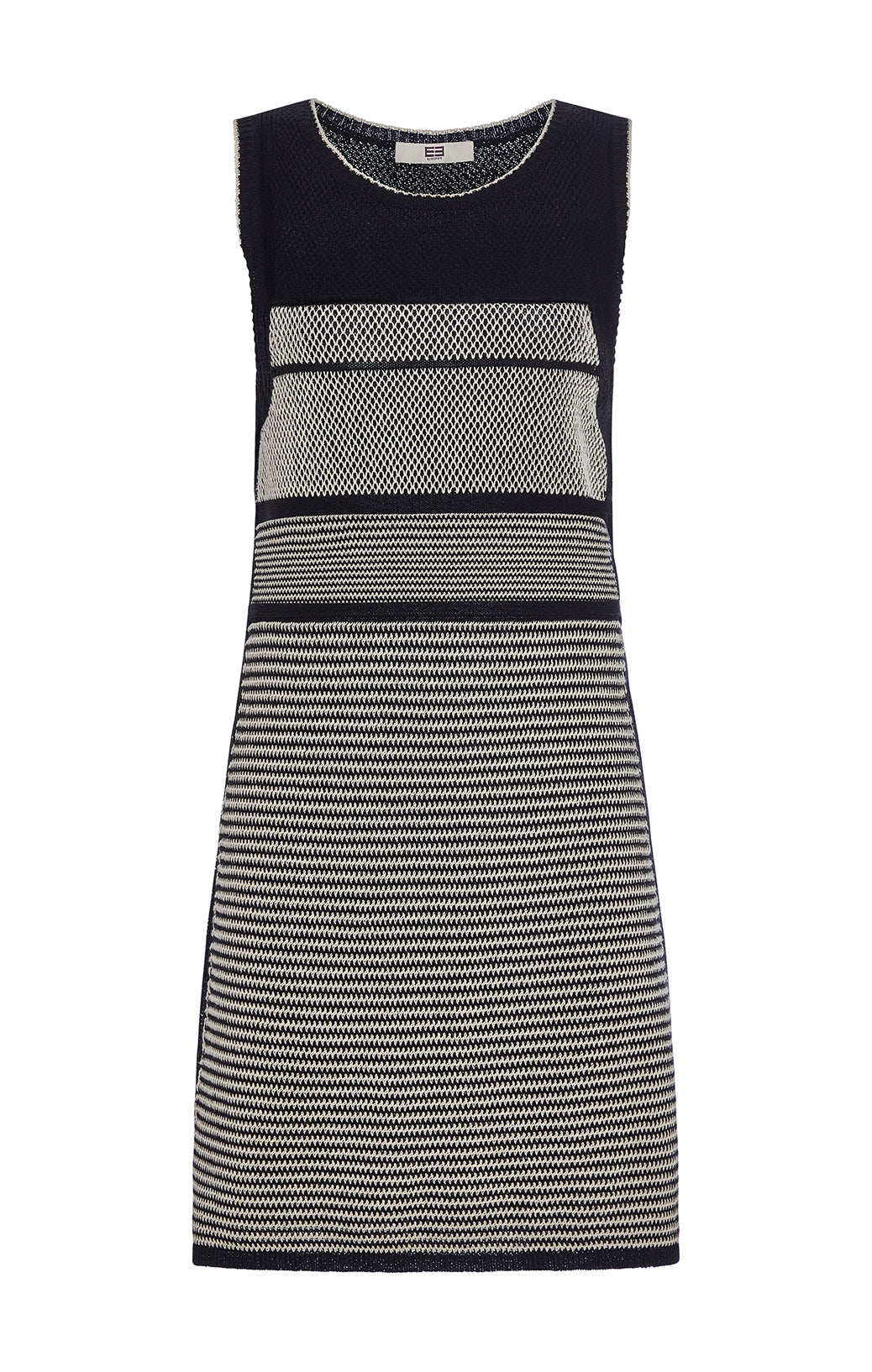 Caravan - Linen-Blend Knit Godet Tank Dress - Product Image