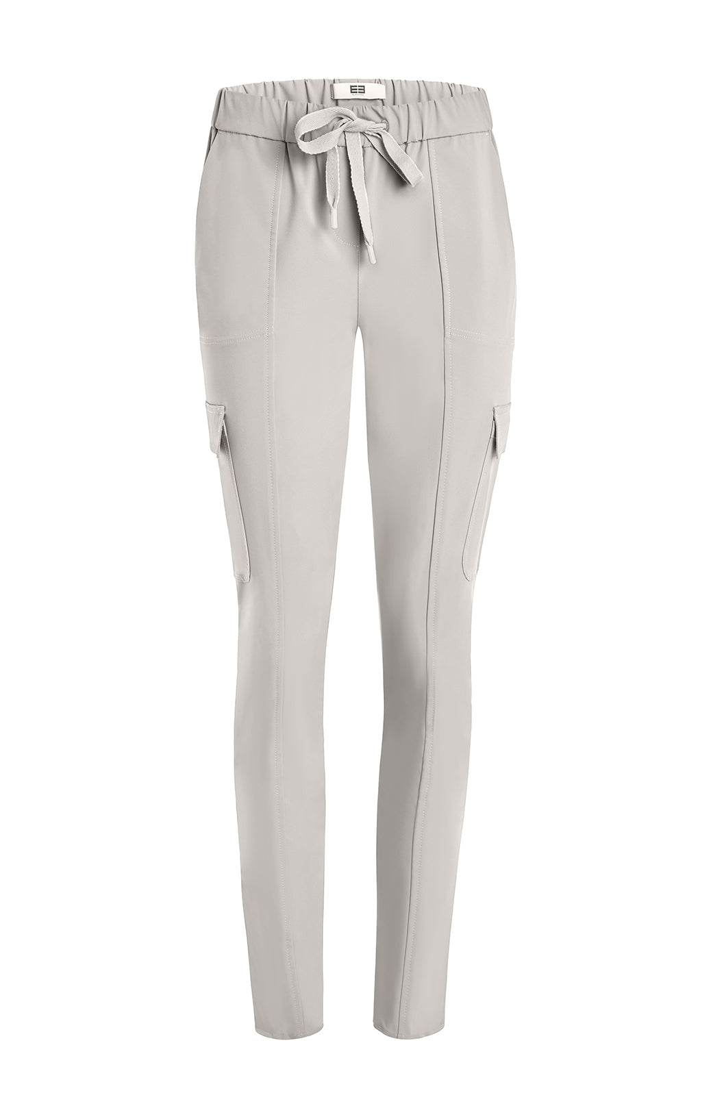 Sand Dollar - Tailored Pants In Stretch Cotton Suiting - Product Image