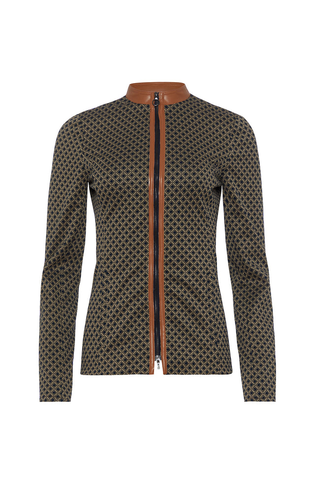 Lattice - Check Jacquard Jacket