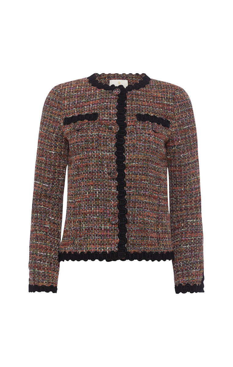 Cabi boucle tweed knit - Gem