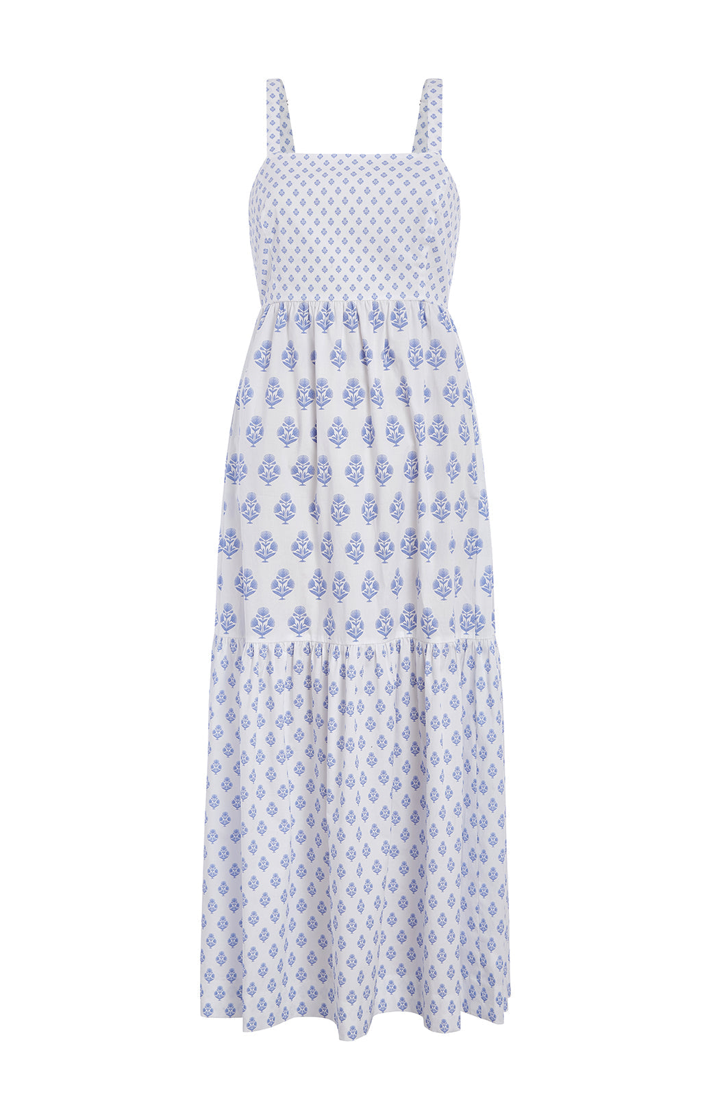 Caravan - Linen-Blend Knit Godet Tank Dress - Product Image