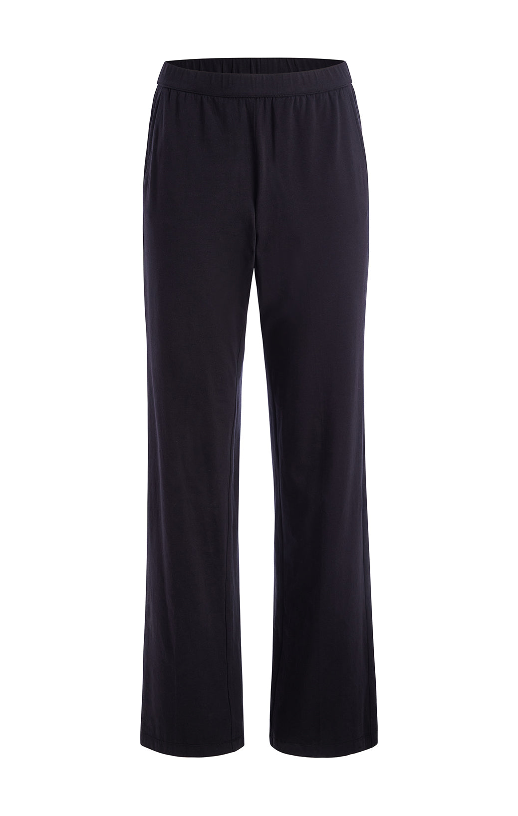 Passage-Blu - Blue Pull-On Jersey Knit Lounge Pants - Product Image