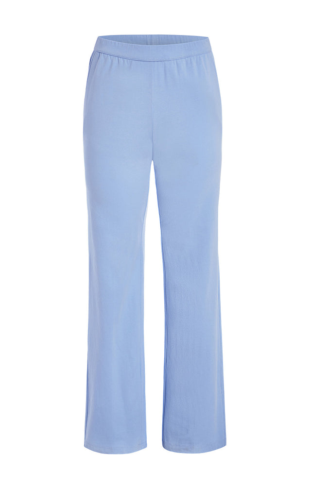 Passage-Blu - Blue Pull-On Jersey Knit Lounge Pants - Product Image
