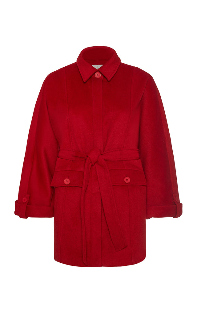 Ambrosia - Wool-Blend Jacket & Belt - Product Image