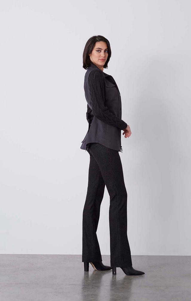 Boulangerie - Cashmere-Softened Knit & Flannel Jacket - On Model