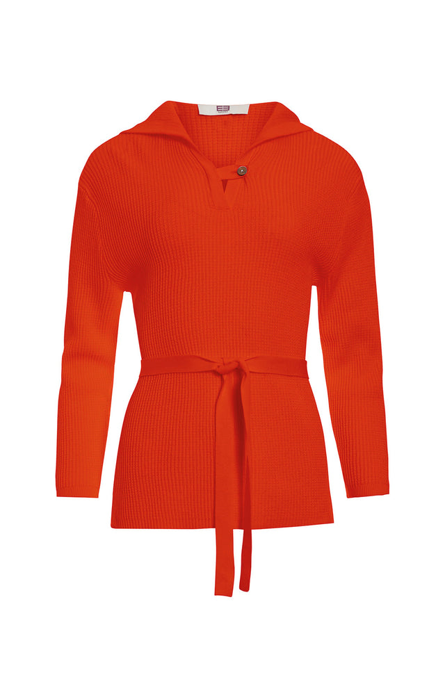 Glaze - Sustainable Rib-knit Hoodie - Product Image