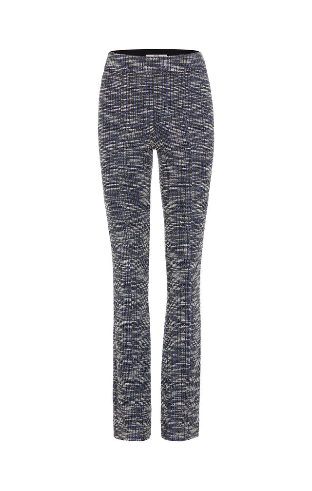 Gridded - Tweed Pull-On Pants