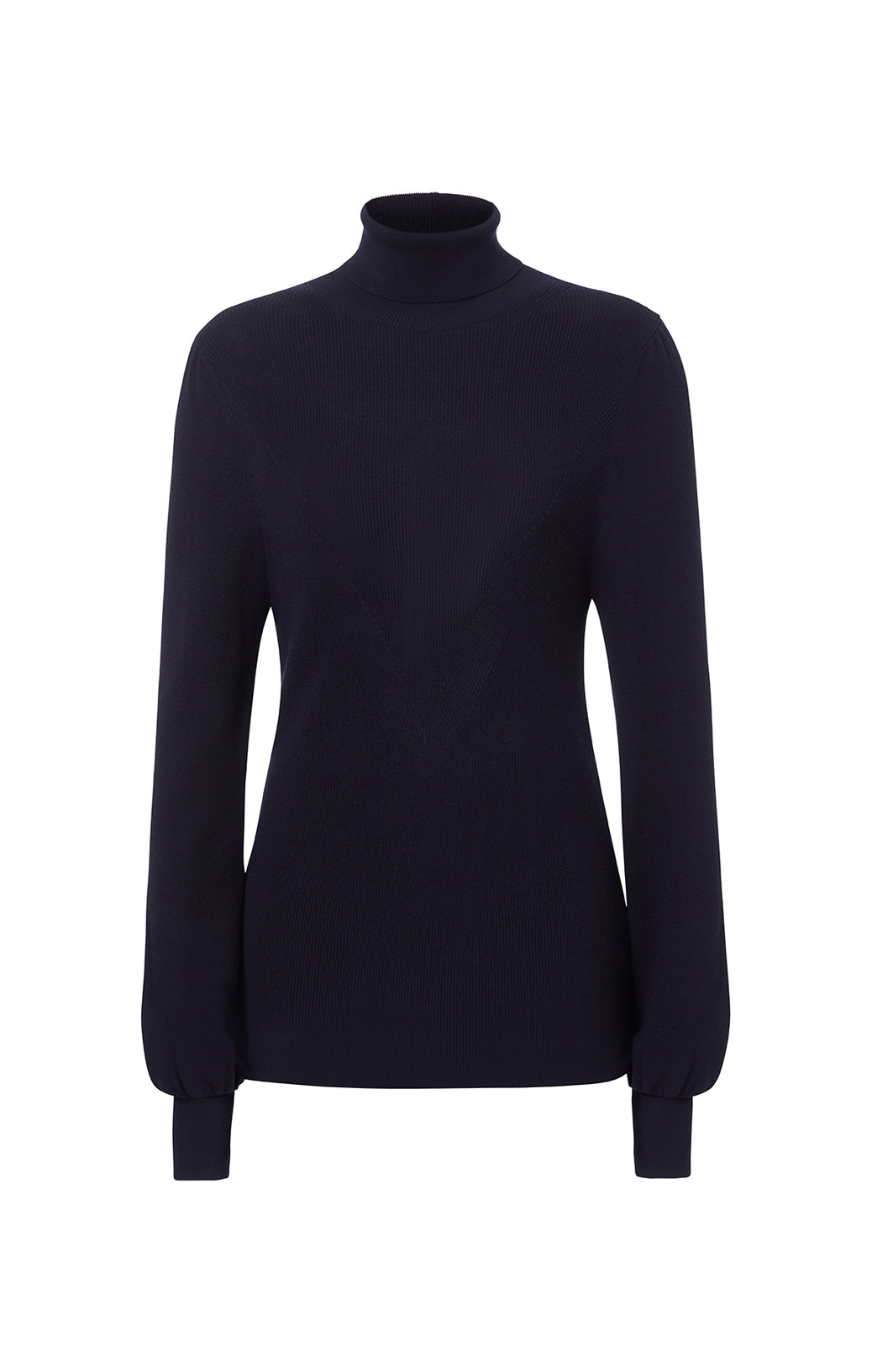 Curvaceous - Ribbed Navy Cardigan Sweater