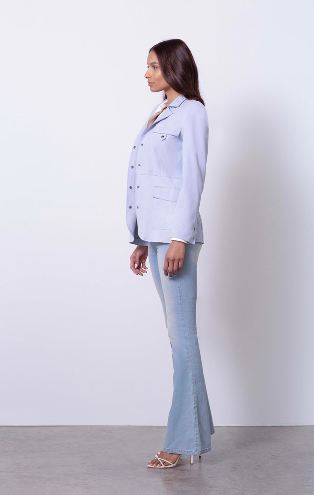  Tundra - Suede Utility Jacket - On Model