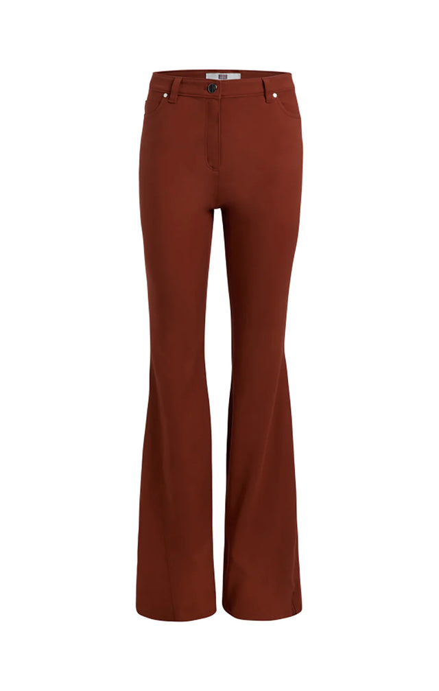 Swirl Brown - Traveling Seam Jeans