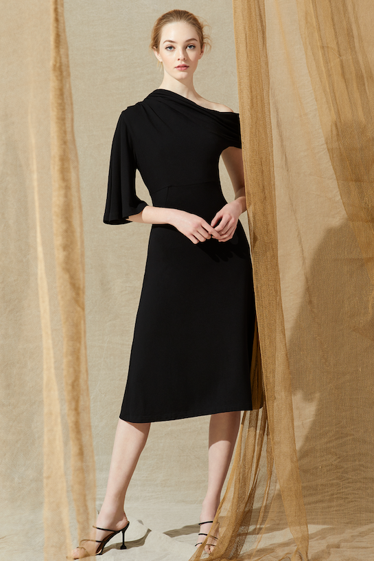 Lola - Bold-shoulder Dress
