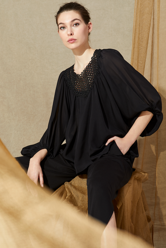 Malaysia - Silk Artist's Blouse