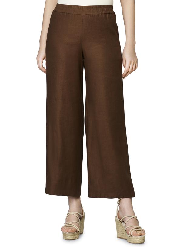 Chocolate - Stretch Linen Pants