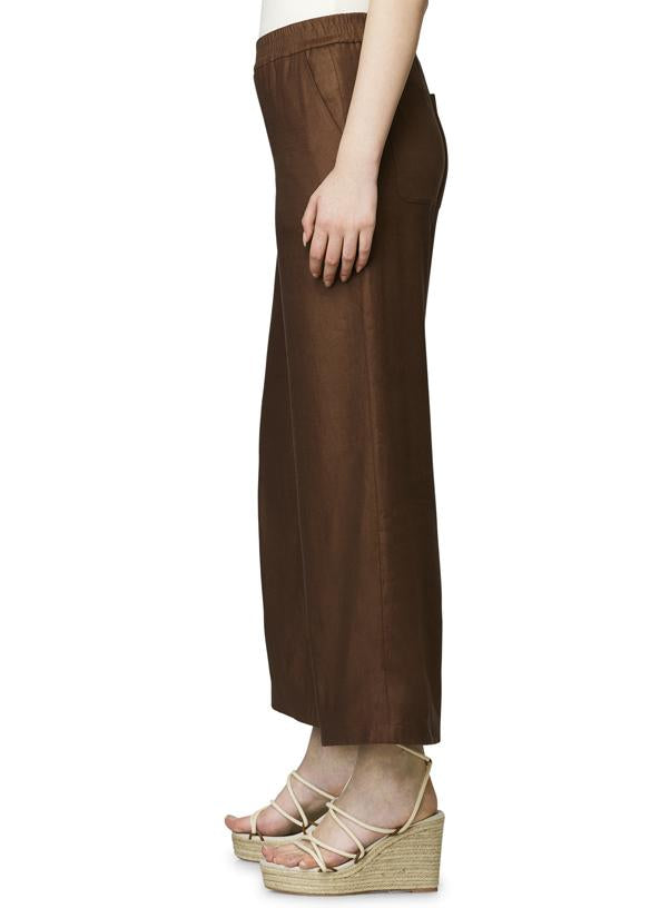 Chocolate - Stretch Linen Pants