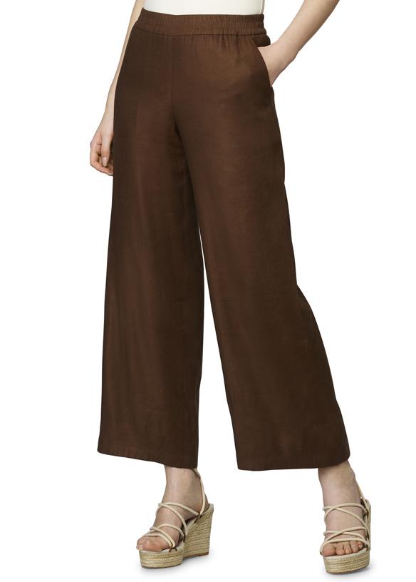 Chocolate - Stretch Linen Pants