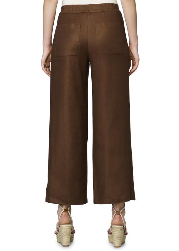 Chocolate - Stretch Linen Pants