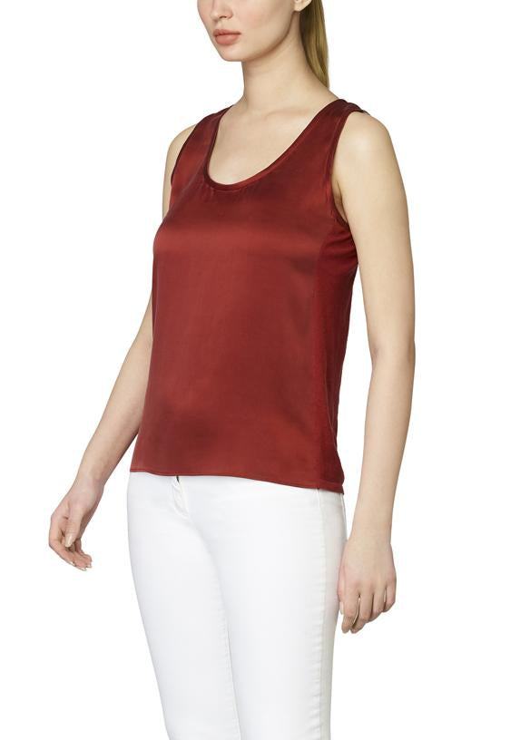 Sahara - Silk-front Jersey Tank