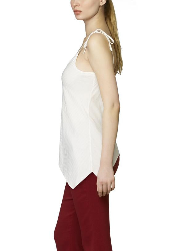 Tahiti - Striped Handkerchief Blouse