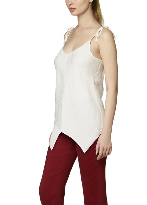 Tahiti - Striped Handkerchief Blouse