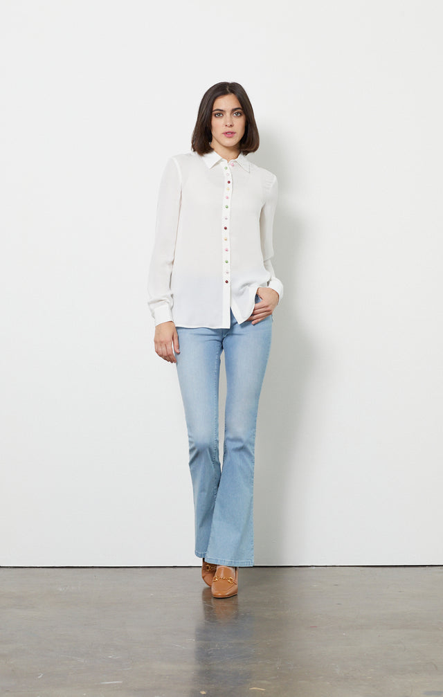 Miro - Silk Georgette Blouse - Look