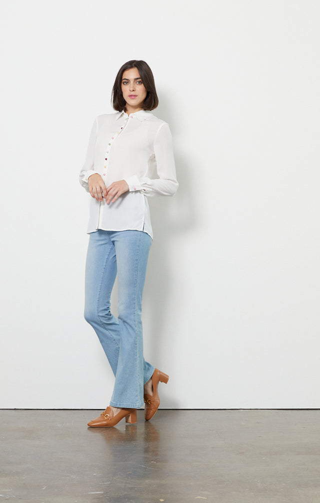 Miro - Silk Georgette Blouse - Look