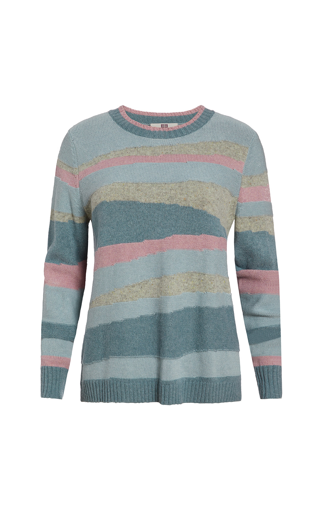 Troika - Colorblock V-Neck Sweater - Product Image
